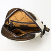 ADBGA631 American Darling Hand Woven Saddle Blanket Hair-On Cowhide Genuine Leather Sling Bag