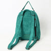 ADBG1574 American Darling Genuine Suede Leather Backpack Bag with Hand Tooled Floral Front & Buck Stitch Accents