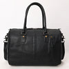ADBG1562C American Darling Black Crocodile Embossed Western Leather Speedy Bag Genuine Vegetable Tanned Travel Bag
