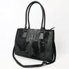 ADBG1561 American Darling Western Genuine Leather Crocodile Embossed Tote Bag