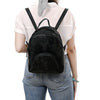 ADBG1564C American Darling Western Backpack Bag Handcrafted from Black Crocodile Embossed Genuine Leather