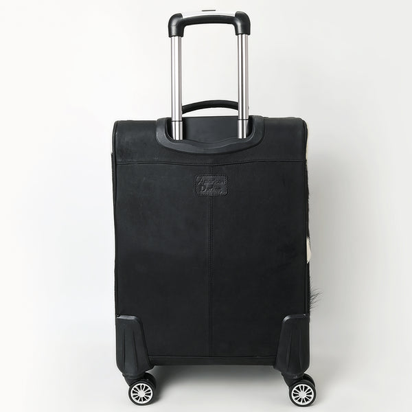 ADBG1576 American Darling Western Genuine Leather Travel Case Tooled Detailing & Hair on cowhide Accents