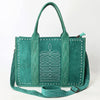 ADBG1577 American Darling Western Genuine Suede Leather Tote Bag with Handcrafted Detailing and Premium Craftsmanship