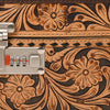 ADBGA633 American Darling Artisan Hand Tooled Leather Locking Jewelry Case