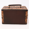 ADBGA633 American Darling Artisan Hand Tooled Leather Locking Jewelry Case