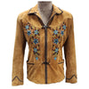 ADJKTLTR017 Genuine Suede Leather Women Shirt Jacket Dress