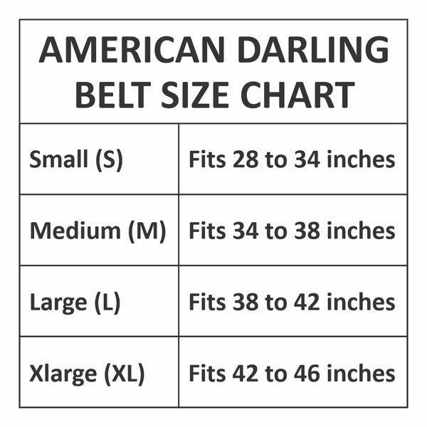 ADBL169 Genuine American Leather Belt Men and Women