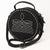 ADBG1549D American Darling Black Genuine Suede Western Canteen Bag with Stitch Detailing | Handcrafted Round Purse