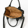 ADBGA607 American Darling Boot Stitched Braided Genuine Suede Leather Tote Bag
