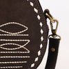 ADBGA620 American Darling Boot Stitched Genuine Suede Leather Canteen Bag