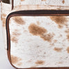 ADBG1597 American Darling Western Leather Backpack Bag with Hair-On Cowhide and Premium Full-Grain Leather