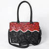 ADBG1598 American Darling Hand Tooled Western Leather Tote Bag | Premium Floral Carved Genuine Leather