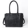 ADBG1598 American Darling Hand Tooled Western Leather Tote Bag | Premium Floral Carved Genuine Leather