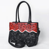 ADBG1598 American Darling Hand Tooled Western Leather Tote Bag | Premium Floral Carved Genuine Leather