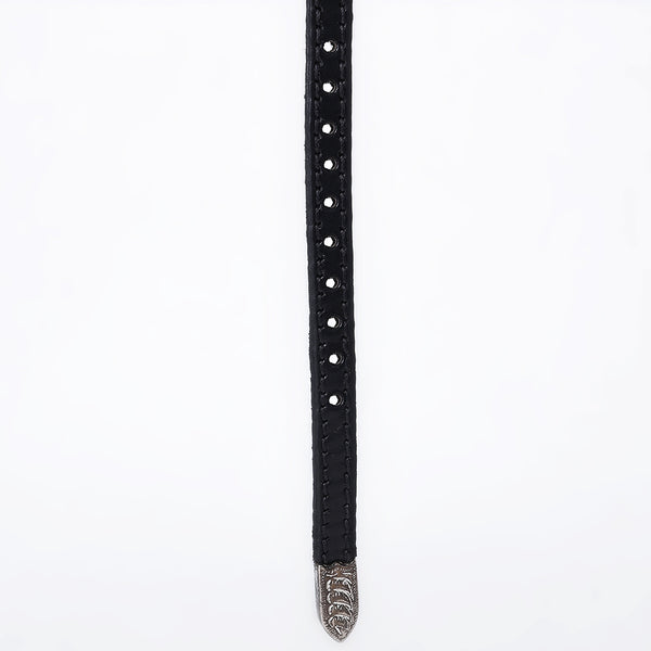 ADHTBR129 Hand tooled Genuine American Leather Hatband Unisex