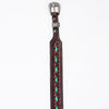 ADHTBR130 Hand tooled Genuine American Leather Hatband Unisex