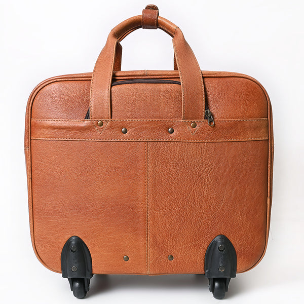 ADBG1602 American Darling Western Leather Travel Case with Hand Tooled Floral Design Genuine Full-Grain Craftsmanship