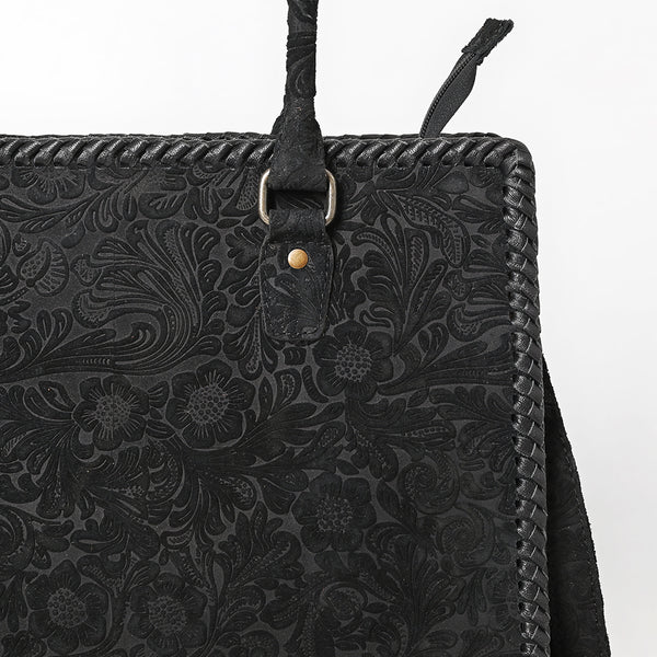 ADBG1603 American Darling Western Genuine Damascus Leather Tote Bag with Handcrafted Detailing Elegant Everyday Carry