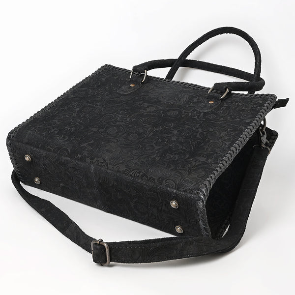 ADBG1603 American Darling Western Genuine Damascus Leather Tote Bag with Handcrafted Detailing Elegant Everyday Carry