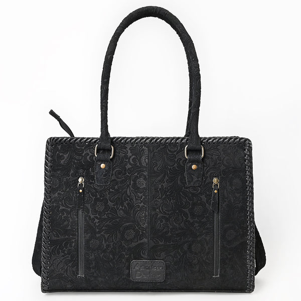 ADBG1603 American Darling Western Genuine Damascus Leather Tote Bag with Handcrafted Detailing Elegant Everyday Carry