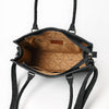 ADBG1603 American Darling Western Genuine Damascus Leather Tote Bag with Handcrafted Detailing Elegant Everyday Carry