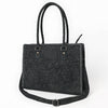 ADBG1603 American Darling Western Genuine Damascus Leather Tote Bag with Handcrafted Detailing Elegant Everyday Carry