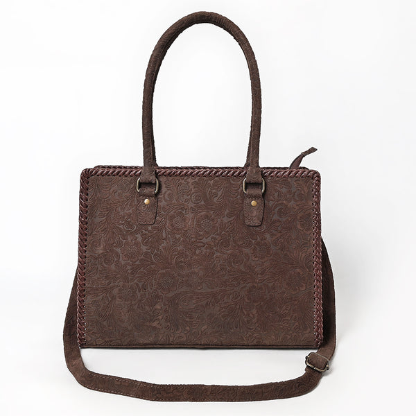 ADBG1603 American Darling Western Genuine Damascus Leather Tote Bag with Handcrafted Detailing Elegant Everyday Carry