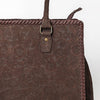 ADBG1603 American Darling Western Genuine Damascus Leather Tote Bag with Handcrafted Detailing Elegant Everyday Carry