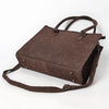 ADBG1603 American Darling Western Genuine Damascus Leather Tote Bag with Handcrafted Detailing Elegant Everyday Carry