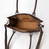 ADBG1603 American Darling Western Genuine Damascus Leather Tote Bag with Handcrafted Detailing Elegant Everyday Carry