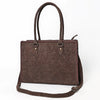 ADBG1603 American Darling Western Genuine Damascus Leather Tote Bag with Handcrafted Detailing Elegant Everyday Carry