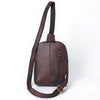 ADBGA661 American Darling Hand Tooled Floral Genuine Leather Sling Bag