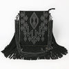 ADBG1621 American Darling Western Leather Large Crossbody Bag with Fringe | Genuine Suede Handmade Purse