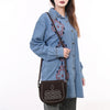 ADBG1622 American Darling Western Suede Genuine Leather Crossbody Bag with Craftsmanship Handcrafted Design