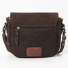 ADBG1622 American Darling Western Suede Genuine Leather Crossbody Bag with Craftsmanship Handcrafted Design