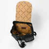 ADBG1624A American Dalring Western Genuine Suede Leather Backpack Bag with Hand-Stitched Artisan Detailing