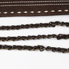 ADBG1626 American Darling Western Genuine Suede Leather Crossbody Bag with Buck Stitch & Boot-Stitched Detailing