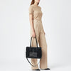 ADBG1629 American Darling Western Genuine Suede Leather Tote Bag with Buck Stitch & Boot-Stitched Detailing