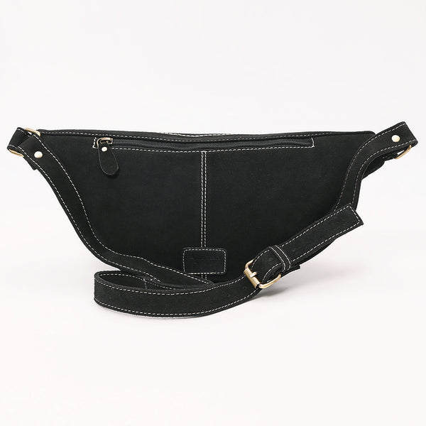 ADBGA668 American Darling Genuine Leather Fanny Pack with Boot Stitch Embroidery