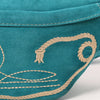 ADBGA668 American Darling Genuine Leather Fanny Pack with Boot Stitch Embroidery
