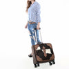 ADBG1571 American Darling Western Leather Travel Case with Hair-On Cowhide & Hand Tooled Floral