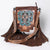 ADBG1633 American Darling Hand-Tooled Leather Messenger Bag with Fringes, Hair-On, Western Carving & Premium Craftsmanship