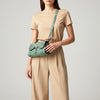 ADBG1635 American Darling Crocodile Embossed Leather Cross Body Bag with Western Detailing & Premium Craft