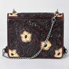 ADBGA679 American Darling Hand Tooled Floral Carved Genuine Leather Messenger Bag