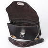 ADBGA679 American Darling Hand Tooled Floral Carved Genuine Leather Messenger Bag