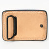ADBLF101-BU Hand-Painted Sunflower & Cactus Western Leather Belt Buckle