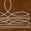 ADBGM529 Genuine suede Western Bifold Wallet - Embroidered Leather Mens Cowboy Wallet