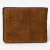 ADBGM529 Genuine suede Western Bifold Wallet - Embroidered Leather Mens Cowboy Wallet