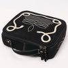 ADBGA681 Genuine suede Jewelry Case with Western Rope Embroidery