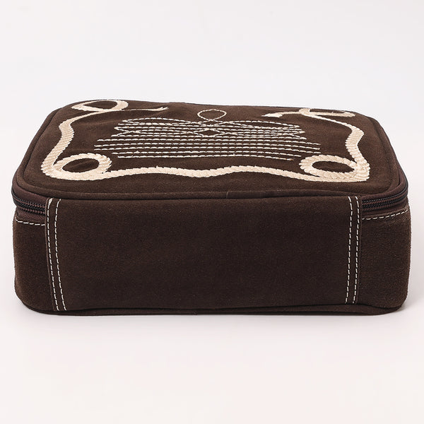 ADBGA681 American Darling Boot Genuine suede Jewelry Case with Western Embroidery